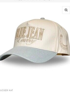 Blue Jean Cowboy Trucker Hat